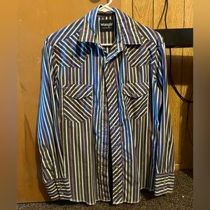 Vintage Wrangler Pearl snap button up